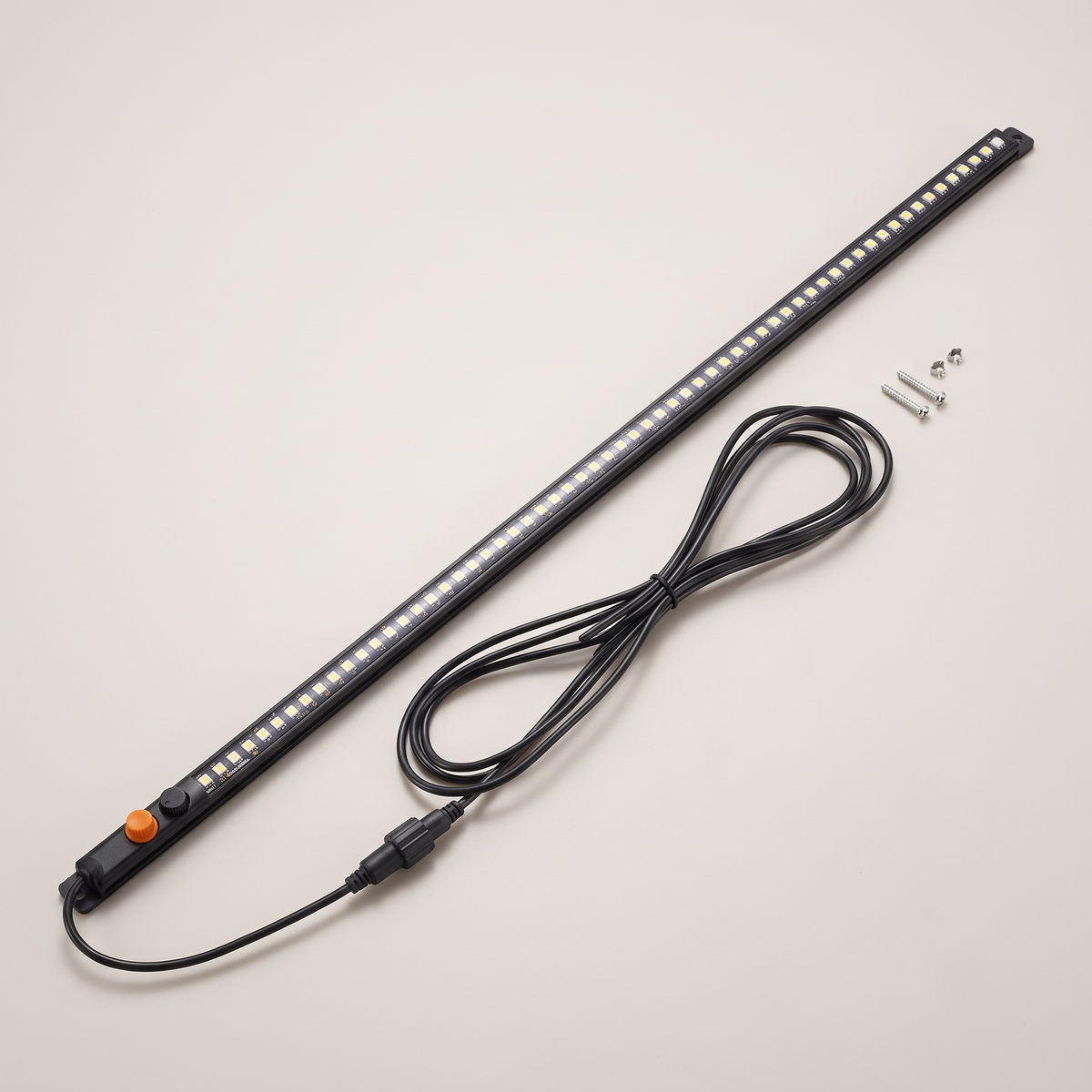 12V Magnetic LED Light Strip – studio view with cabling