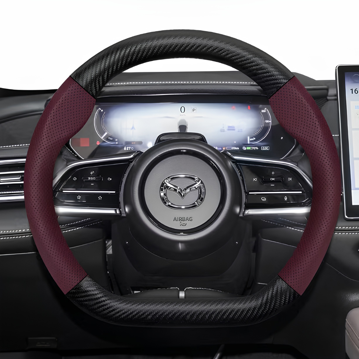 Mazda Carbon Fiber Steering Wheel Cover