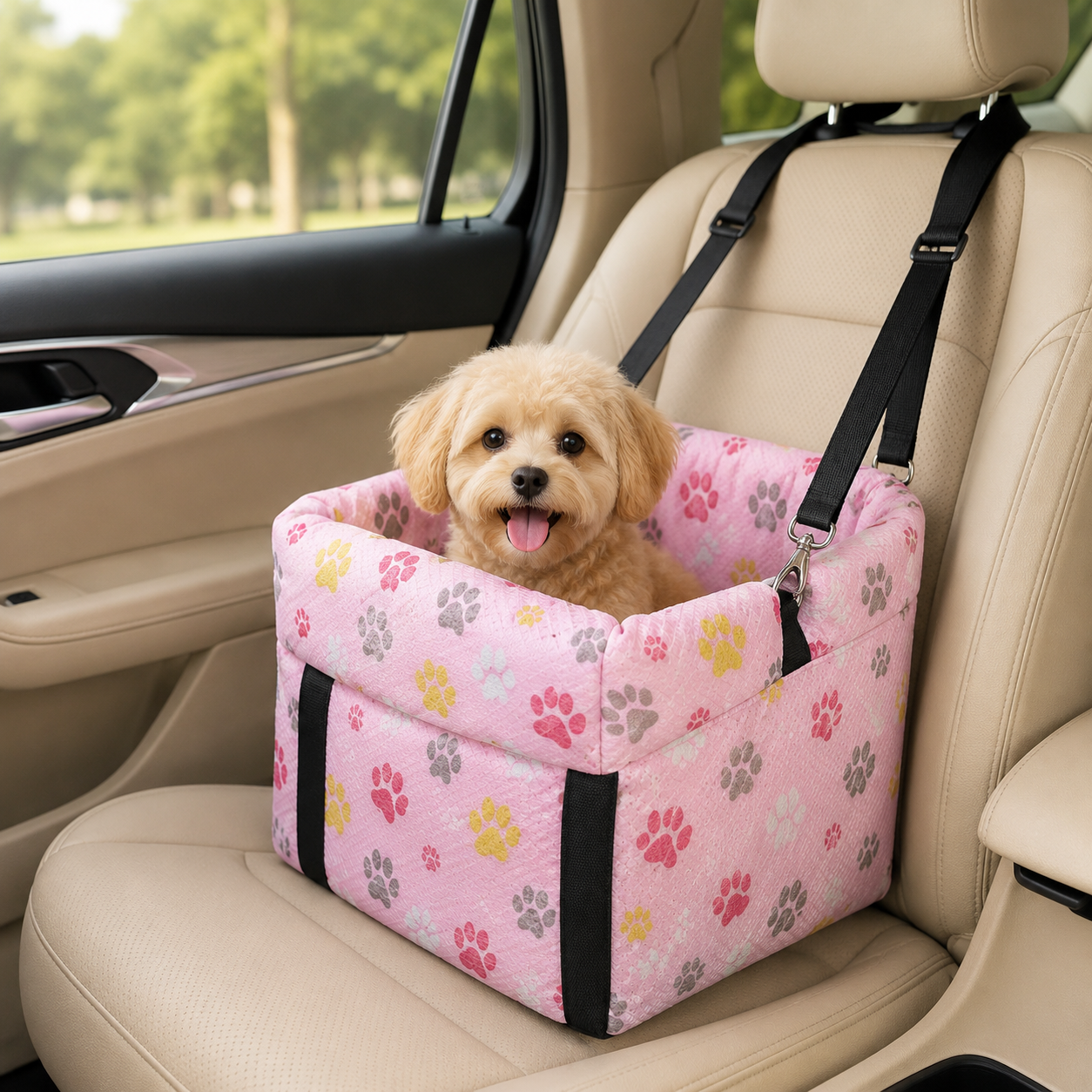 Dog Car Seat Center Console Armrest Cushion