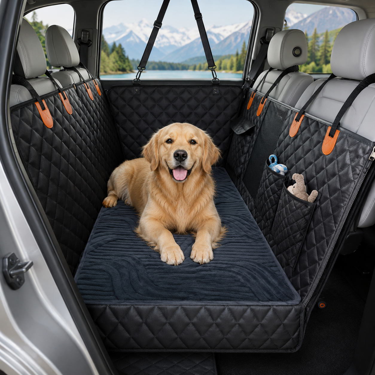 Anti-Slip Dog Car Seat Cover Mat