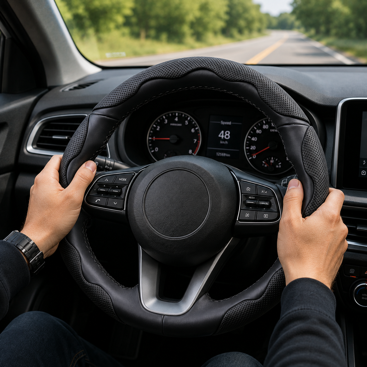 Universal Car Anti-Slip Steering Wheel Cover