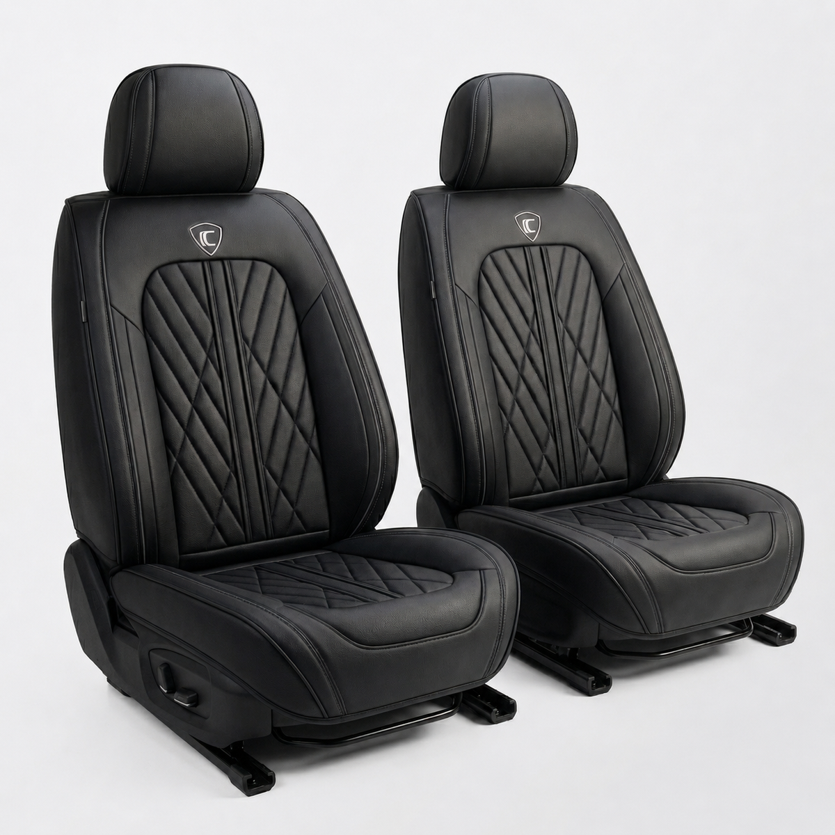 Black Seat Covers for Toyota RAV4 | Vegan Leather
