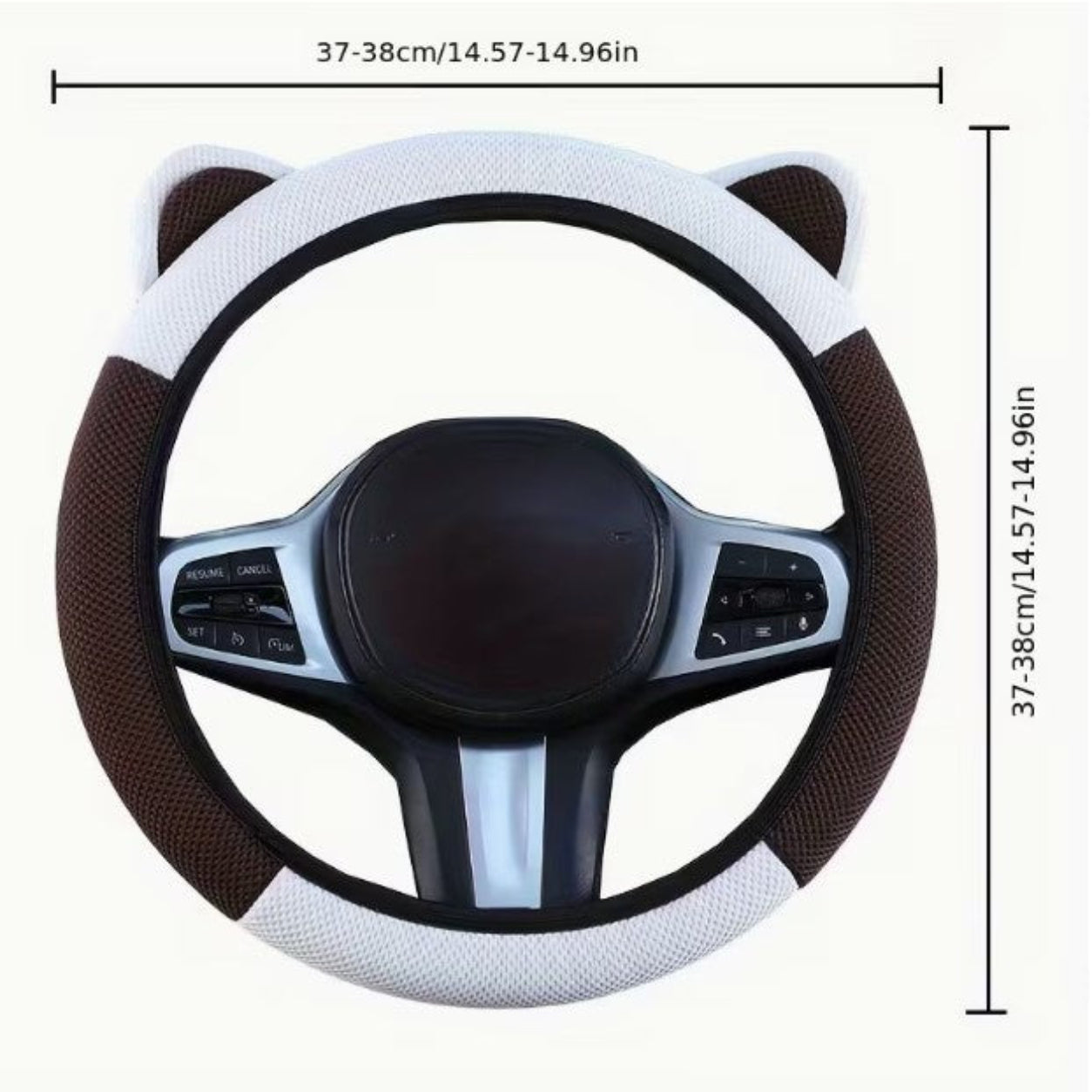 Car Steering Wheel Cover with Cute Ear Design