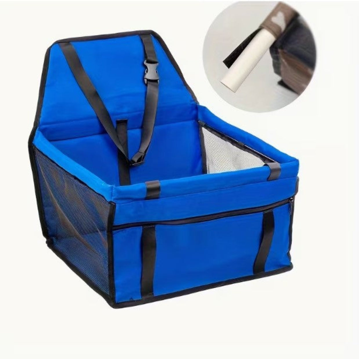 Dog Car Seat With Clip-On Leash