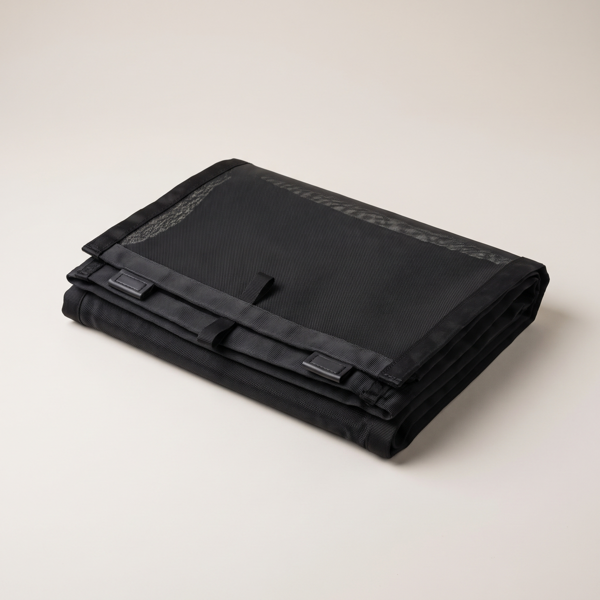 Magnetic Sunroof Mesh Screen – folded flat for storage