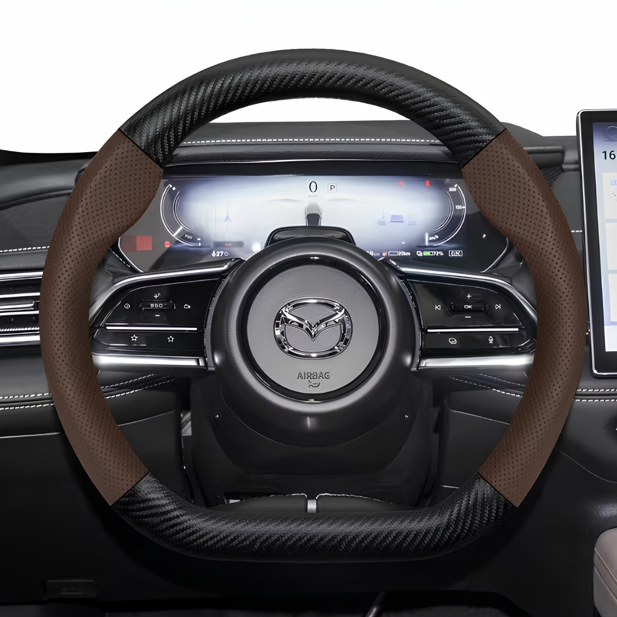 Mazda Carbon Fiber Steering Wheel Cover