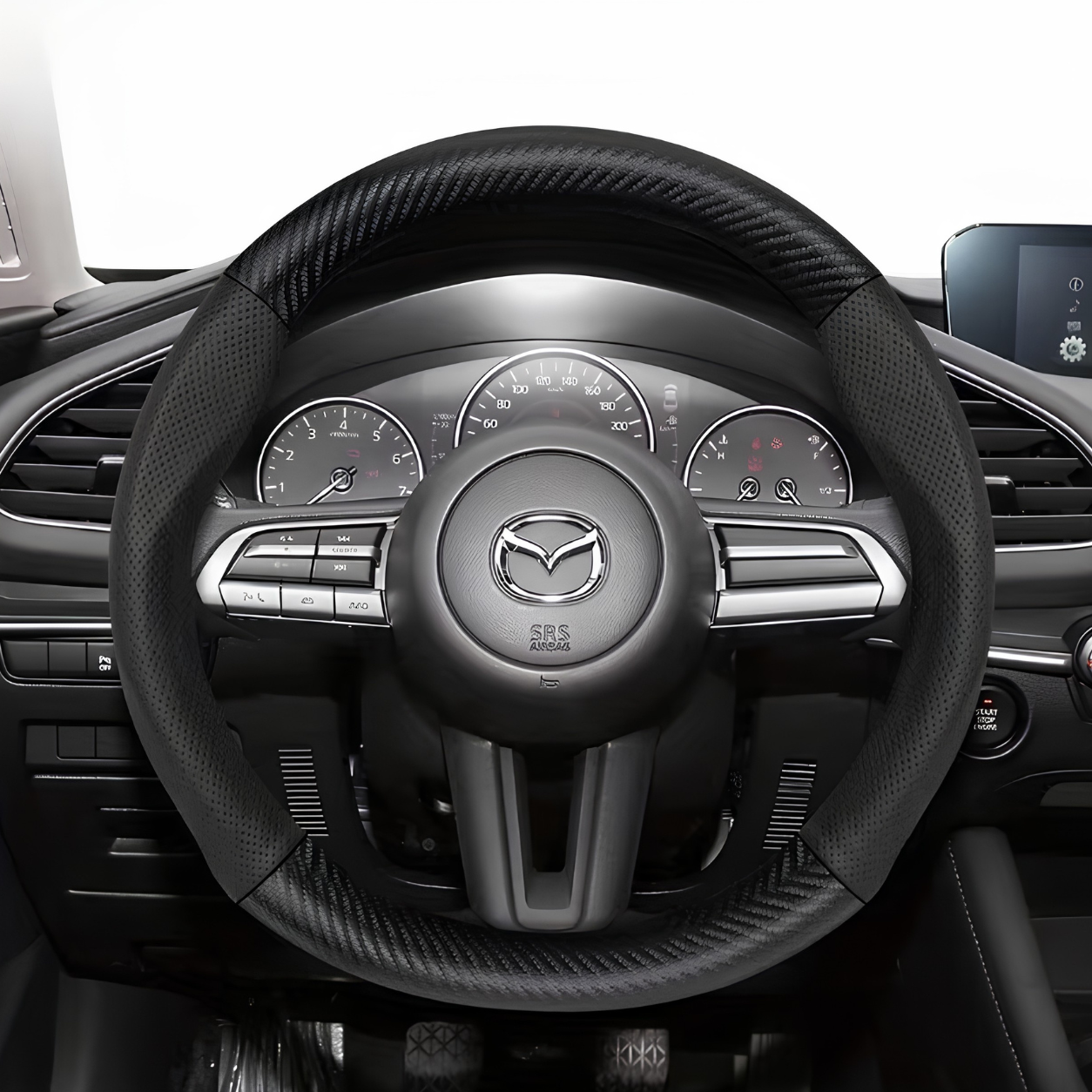 Mazda Carbon Fiber Steering Wheel Cover