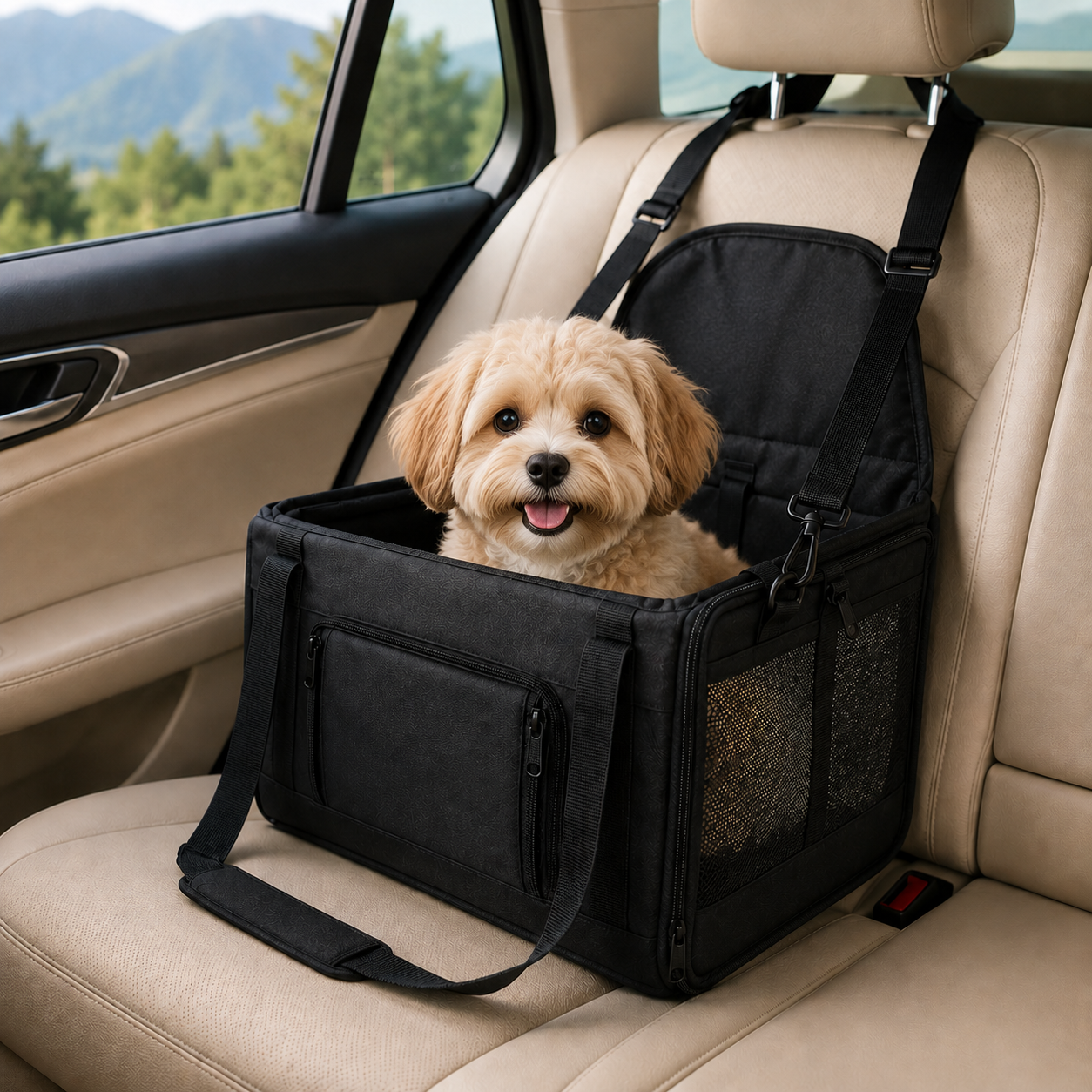 Dog Car Seat & Pet Travel Bag