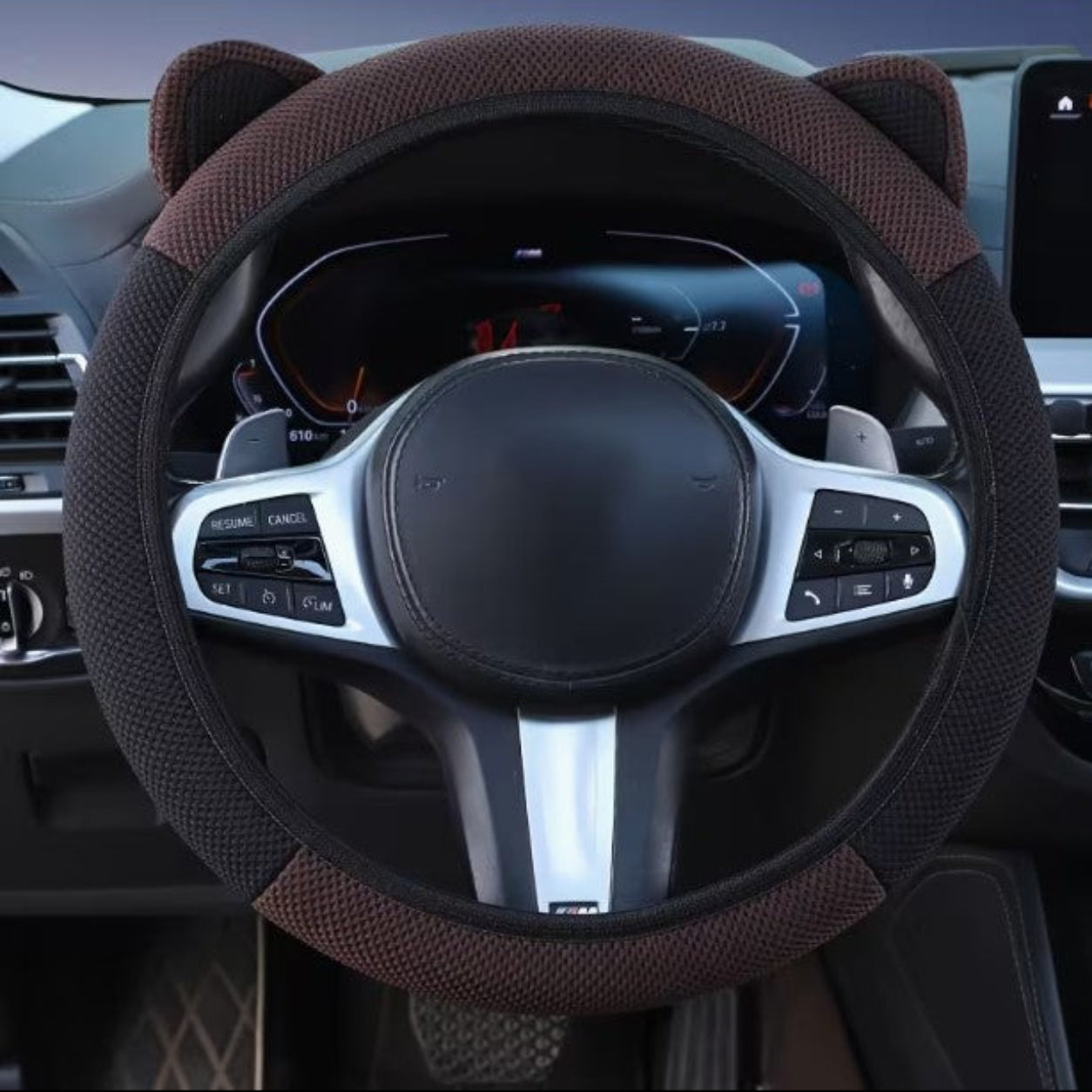 Car Steering Wheel Cover with Cute Ear Design