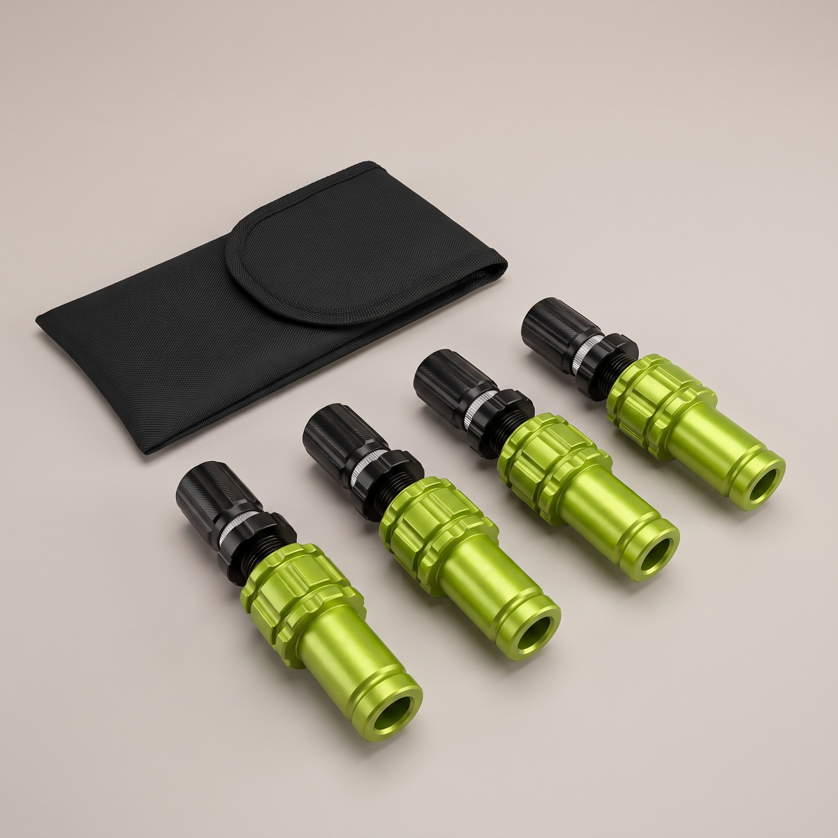 Automatic Tyre Deflator Set – full set with pouch